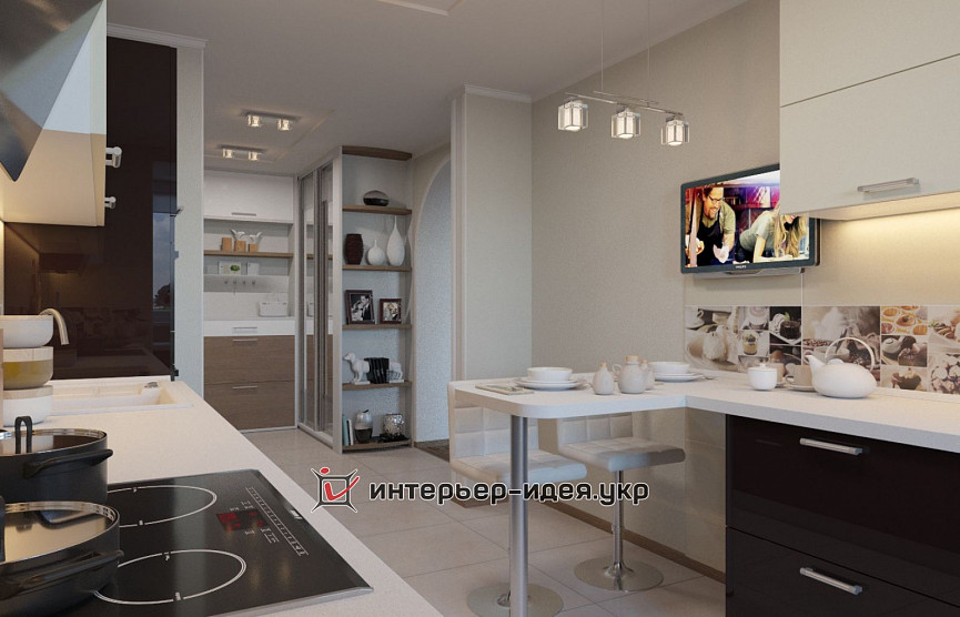 Дизайн сучасної кухні в лаконічному стилі