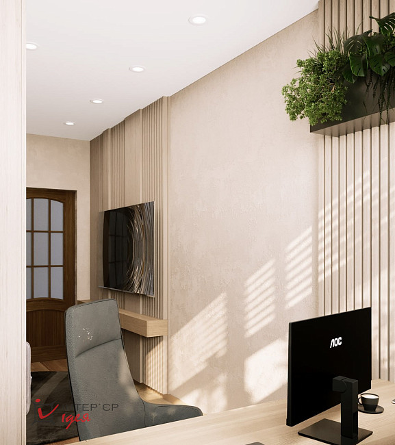 Сучасний кабінет вдома, 11 м2