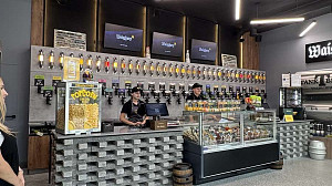 Інтер'єр магазину "Уманьпиво" в м. Біла Церква по вул. Леваневського, 57