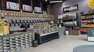 Інтер'єр магазину "Уманьпиво" в м. Біла Церква по вул. Леваневського, 57