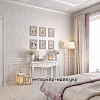 Дизайн спальні в ніжних бузкових кольорах