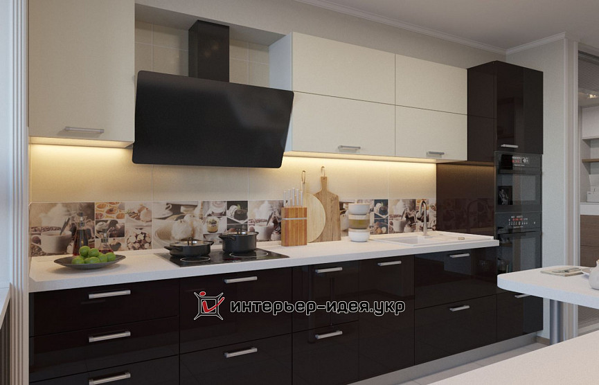 Дизайн сучасної кухні в лаконічному стилі