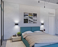 Бірюзова свіжість кольору в інтер'єрі гостьової спальні. Дизайн СПАЛЬНІ