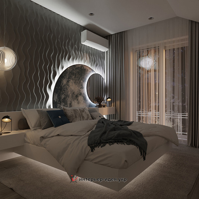 Спальня - сяйво місяця.