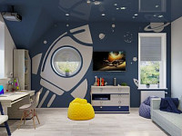 Дитяча кімната майбутнього космонавта. Дизайн ДИТЯЧОЇ КІМНАТИ