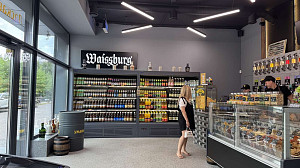 Інтер'єр магазину "Уманьпиво" в м. Біла Церква по вул. Леваневського, 57