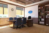 Дизайн кабінету президента Черкаської Торгово-Промислової Палати в сучасному стилі. Дизайн ОФІСУ