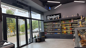 Інтер'єр магазину "Уманьпиво" в м. Біла Церква по вул. Леваневського, 57