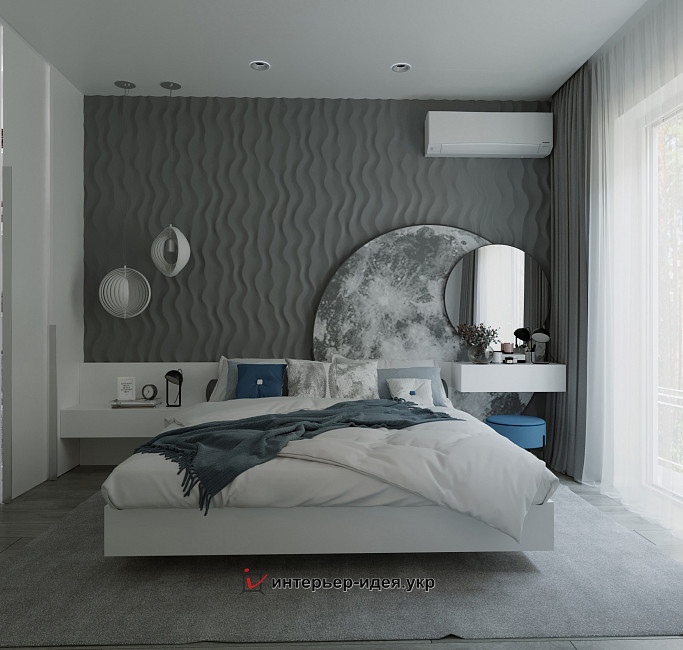 Спальня - сяйво місяця.