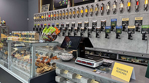 Інтер'єр магазину "Уманьпиво" в м. Біла Церква по вул. Леваневського, 57