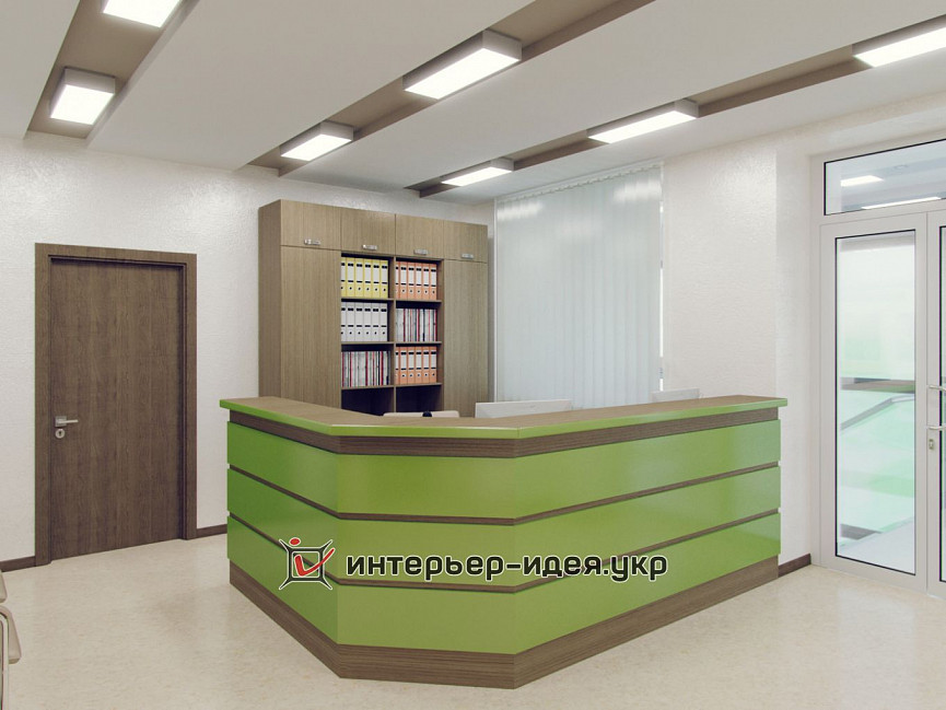 Дизайн ресепшн в Українському Центрі Томотерапіі
