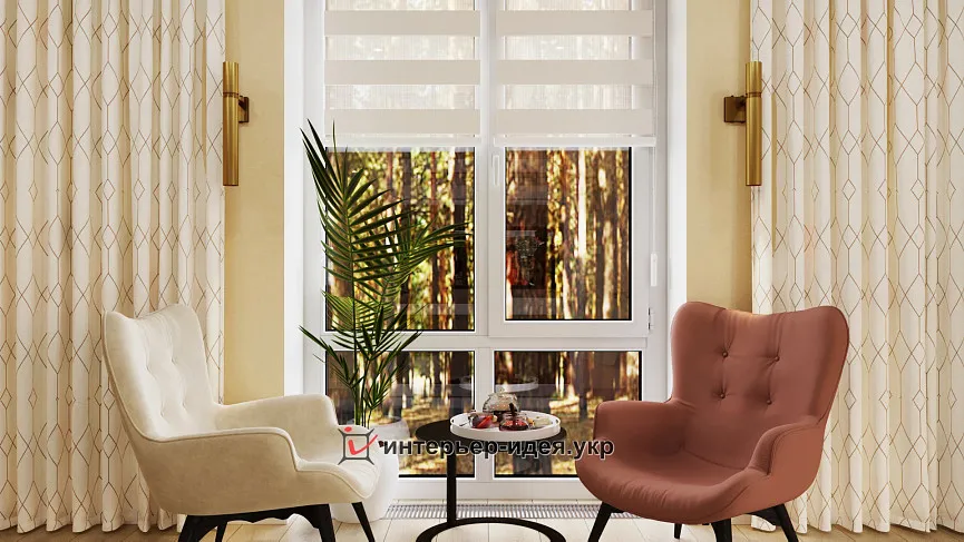 Вітальня - закутана теплом і сонячним світлом