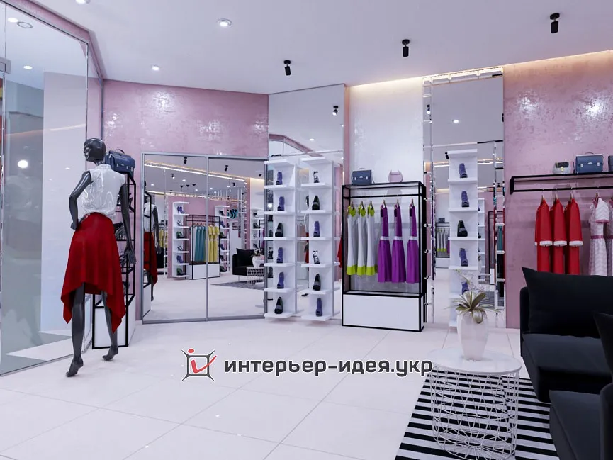 Дизайн магазину одягу