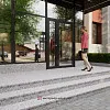 Вхідна група офісного центру в місті Черкаси