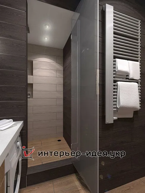 Дизайн санузла в натуральных эко цветах
