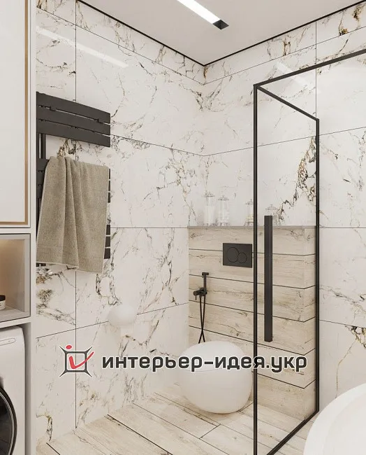 Несподівані чорні акценти в дизайні санвузла