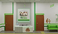 &quot;7ЯClinic&quot; – коридор у відділенні сімейної терапії. Дизайн САЛОНУ КРАСИ