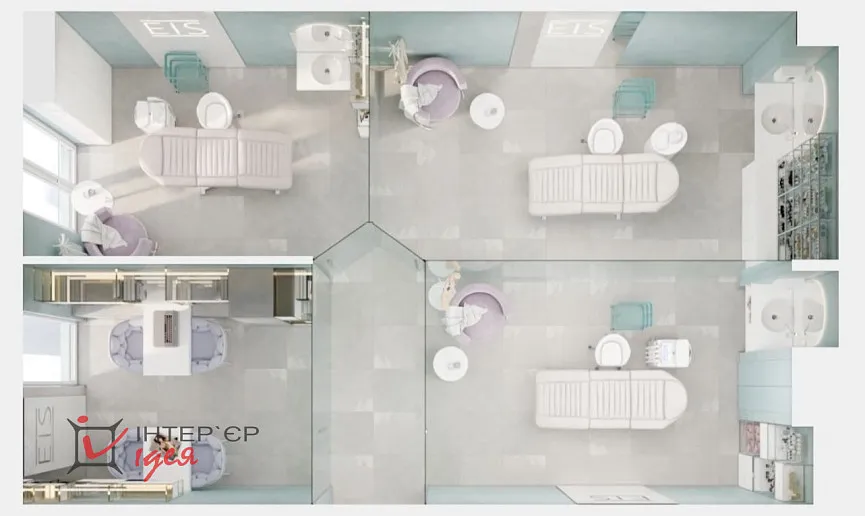 Салон краси &quot;EIS&quot; площею 60 м²