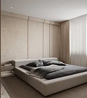 Дизайн інтер'єру спальні 15 м2 в стилі мінімалізм. Дизайн СПАЛЬНІ