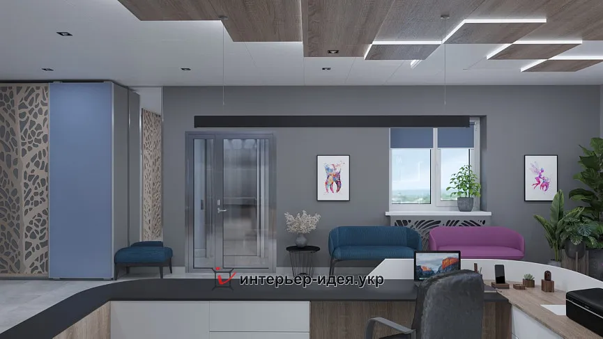 Дизайн холу дитячої стоматології &quot;Медіна&quot;. «В очікуванні зубної феї»