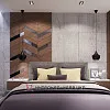 Дизайн інтер&#039;єру стильної спальні в сірих тонах