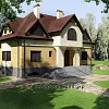 Дизайн фасаду котеджу в сучасному стилі 
