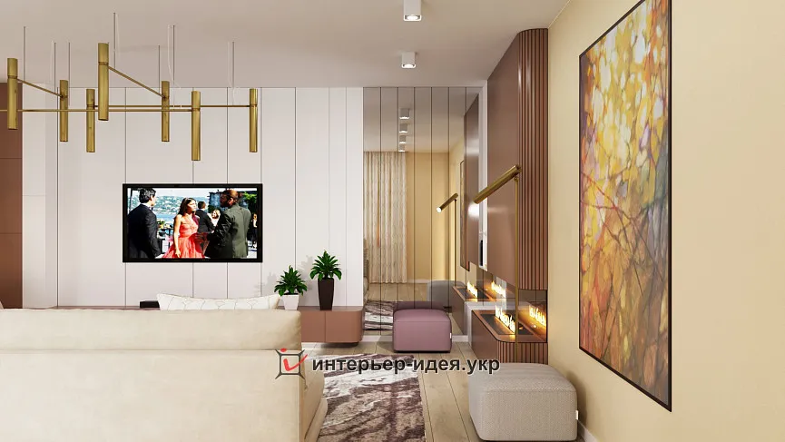 Вітальня - закутана теплом і сонячним світлом