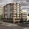 Дизайн фасаду багатоповерхівки в центрі Черкас
