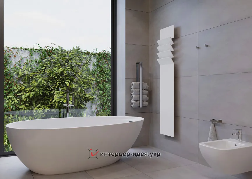 Потрапляючи в тропічний рай. Ванна кімната в мінімалістичному стилі.