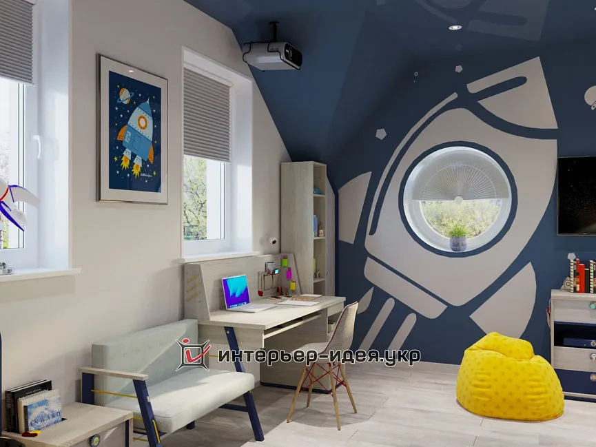 Дитяча кімната майбутнього космонавта