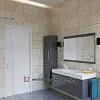 Дизайн санвузла з використанням травертину