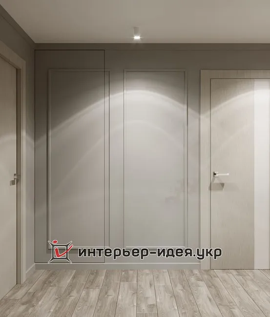 Лаконічний передпокій, сучасний, але з нальотом класики