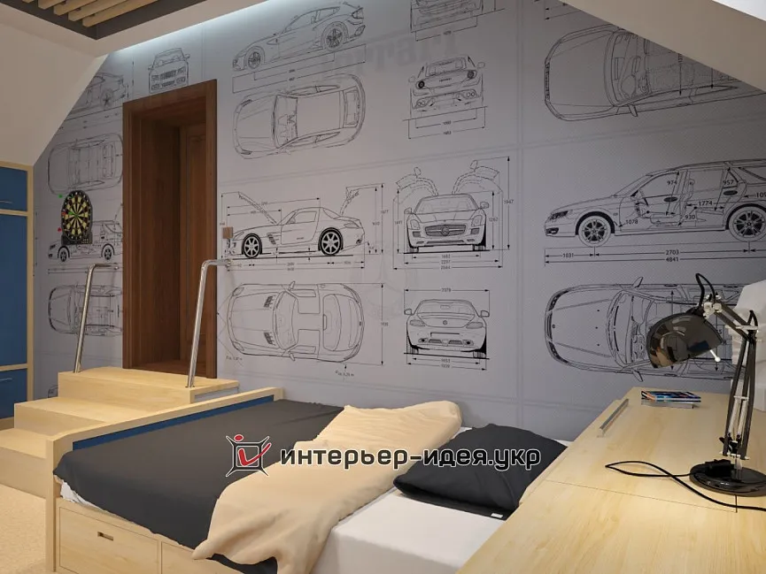 Дизайн дитячої для хлопчика