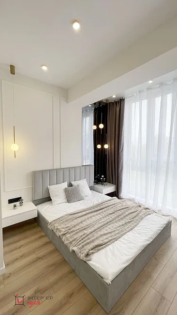 Стильна сучасна квартира площею 45 м²