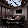 Дизайн переговорної компанії Orion-Glass в сучасному стилі 