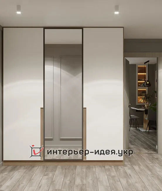 Лаконічний передпокій, сучасний, але з нальотом класики