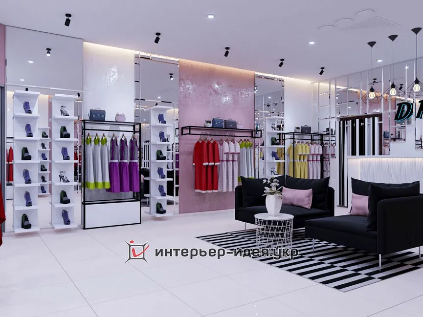 Дизайн магазину одягу